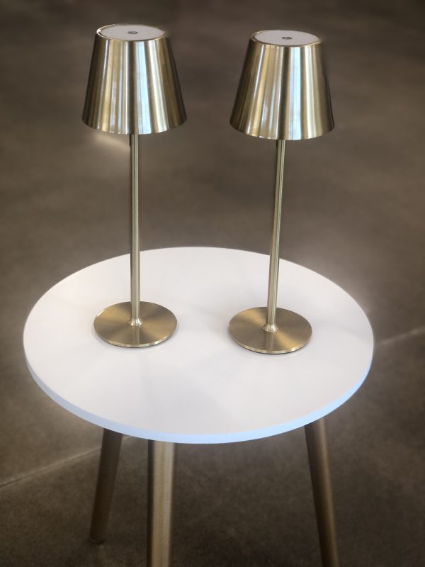 LAMP LED GOLD TABLE LAMP : PAIR - Image 2