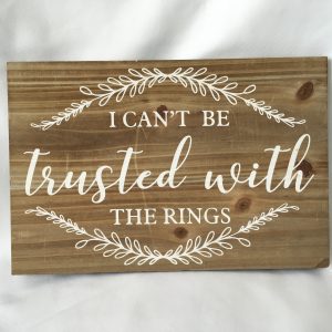 SIGN WOOD, RINGBEARER